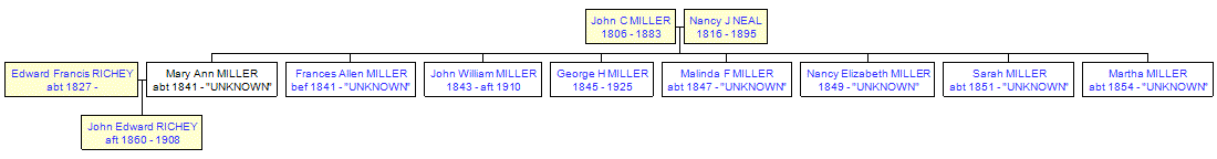 Mini tree diagram