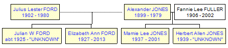 Mini tree diagram