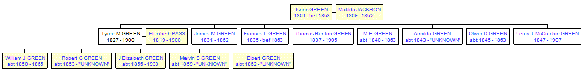 Mini tree diagram